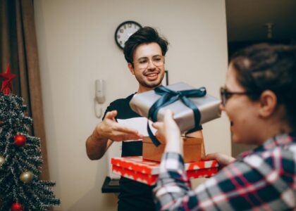 Light Pink Artificial Christmas Trees for Warm Moments